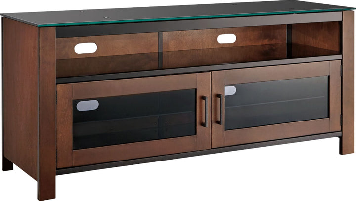 Insignia™ - TV Stand for Most Flat-Panel TVs Up to 60" - Mocha_9