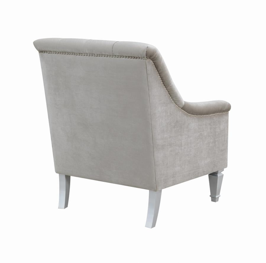 Avonlea Sloped Arm Tufted Chair Grey_5