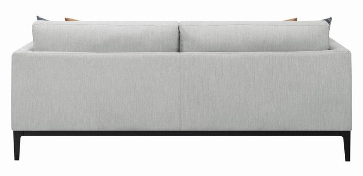 Apperson Cushioned Back Sofa Light Grey_4