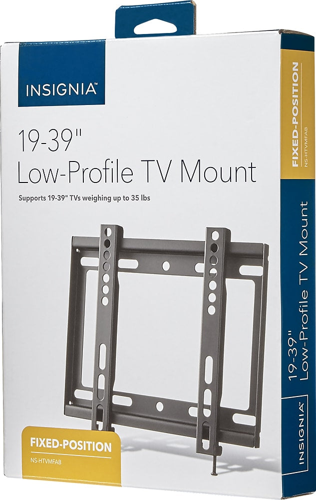Insignia™ - Fixed TV Wall Mount for Most 19" - 39" TVs_4