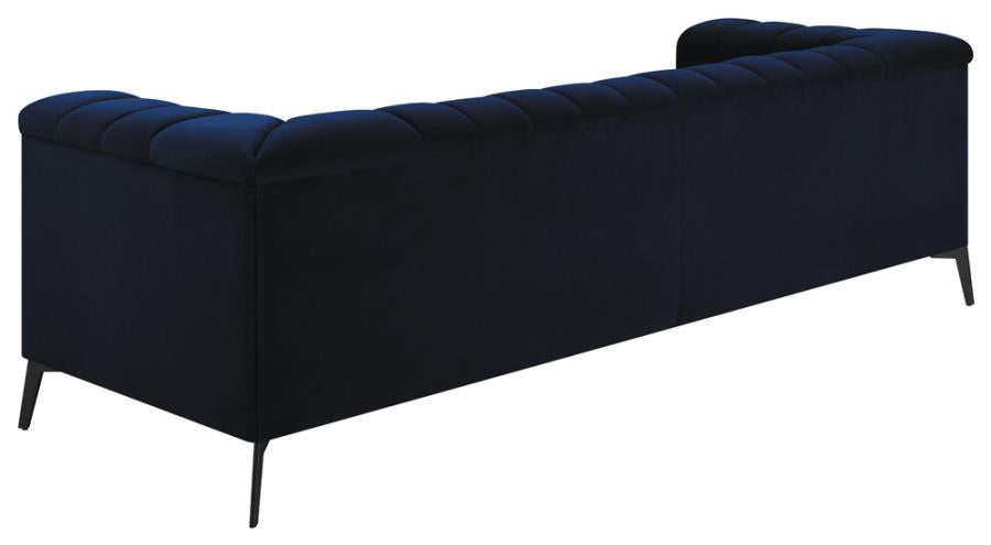 Chalet Tuxedo Arm Sofa Blue_0