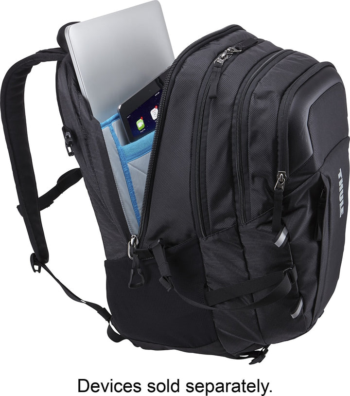 Thule - EnRoute 27L Escort 2 Backpack for 15.6" Laptop w/ 10.1" Padded Tablet Sleeve, Crushproof SafeZone, & Water Bottle Holder - Black_8