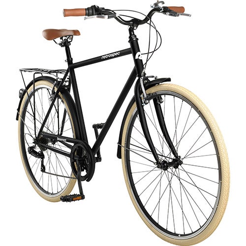 Beaumont City 54cm Bike - 7-Speed Matte Black_0