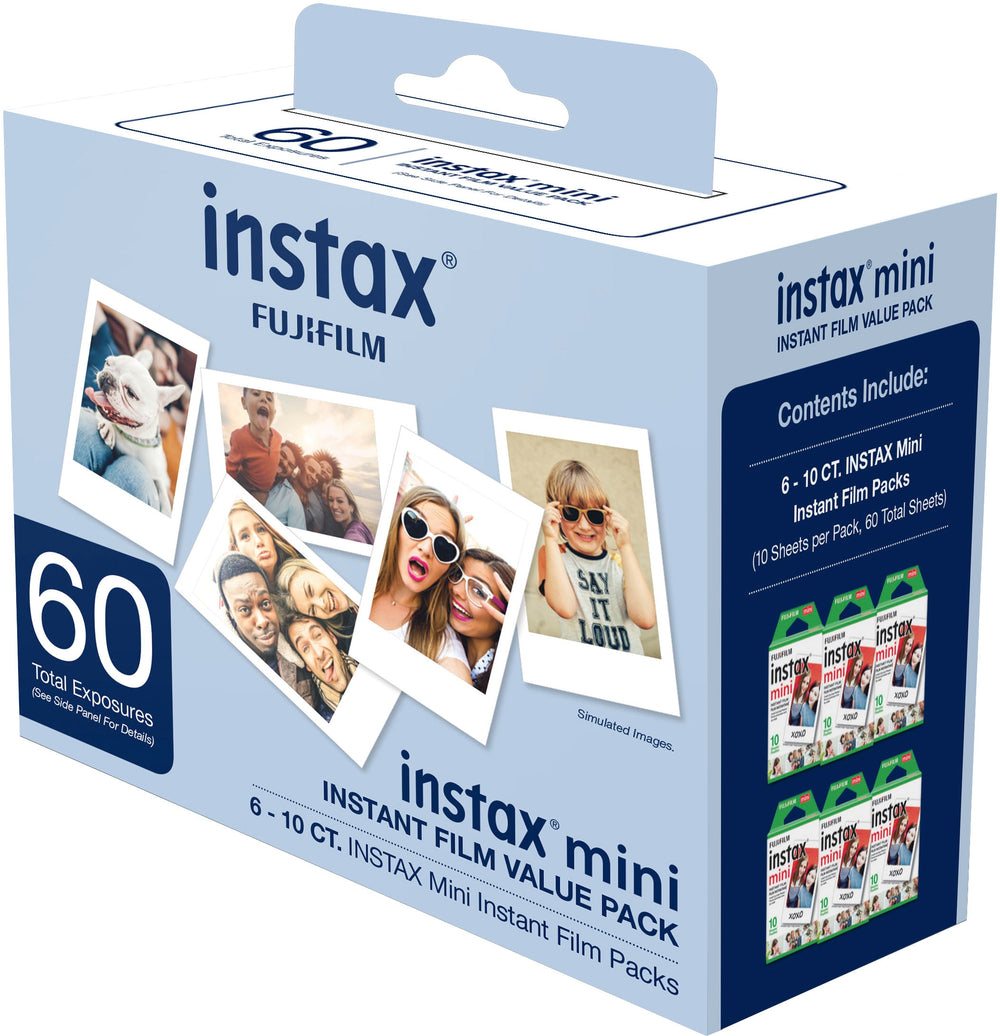 Fujifilm - instax Mini Film Value Pack (60 Sheets) - White_1