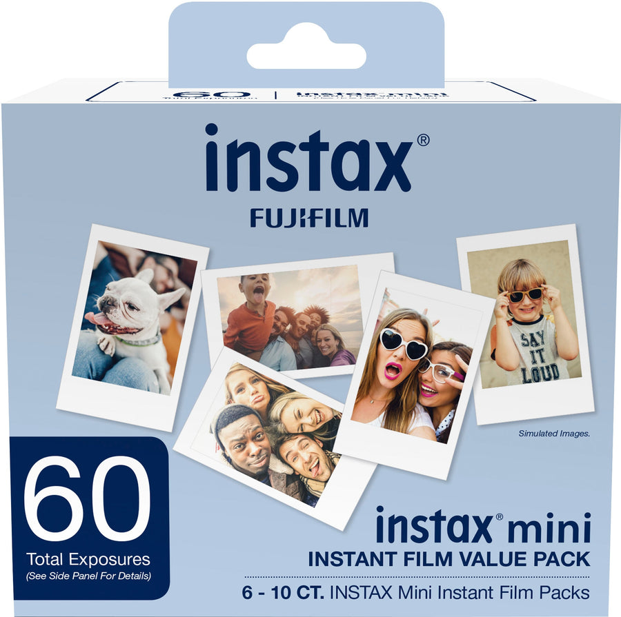 Fujifilm - instax Mini Film Value Pack (60 Sheets) - White_0