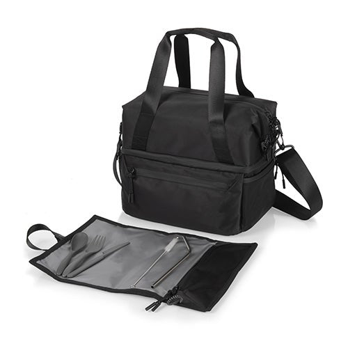 Tarana Insulated Lunch Tote Carbon Black_0