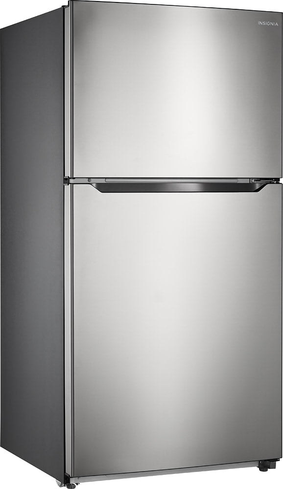 Insignia™ - 21 Cu. Ft. Top-Freezer Refrigerator - Stainless steel_1