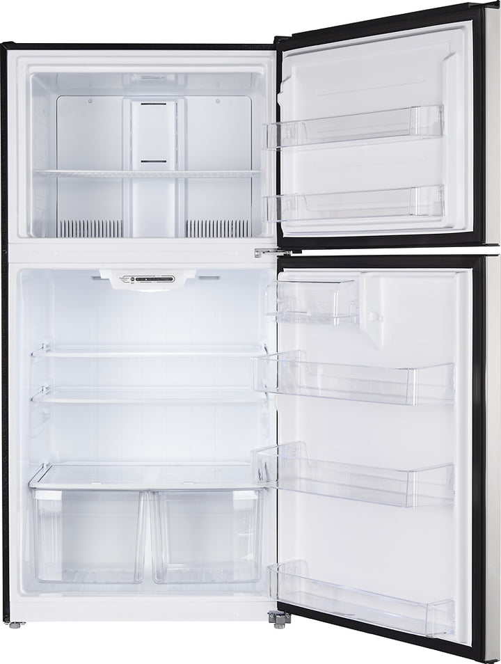 Insignia™ - 21 Cu. Ft. Top-Freezer Refrigerator - Stainless steel_4