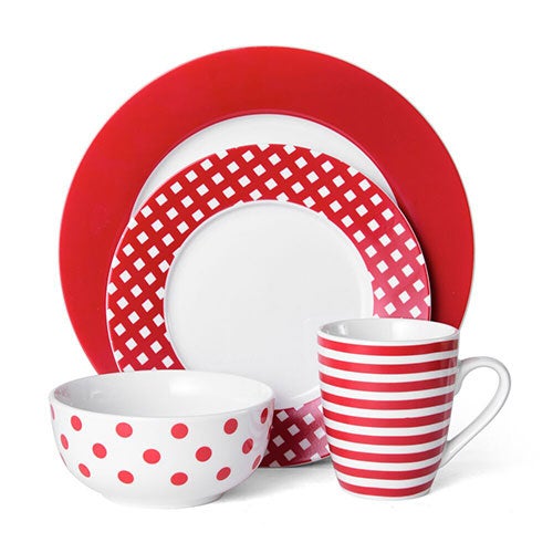 Kenna Red 16pc Porcelain Dinnerware Set_0