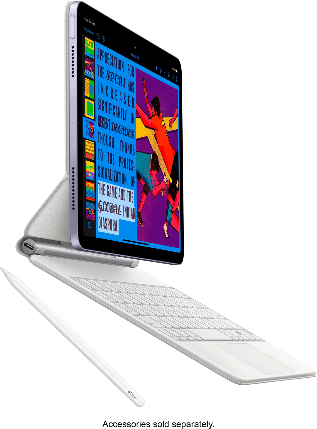 Apple - 10.9-Inch iPad Air - Latest Model - (5th Generation) with Wi-Fi - 256GB - Purple_6