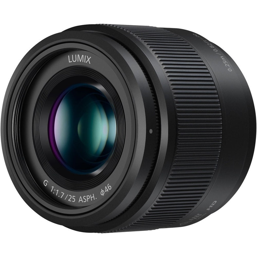 Panasonic - LUMIX G 25mm f/1.7 ASPH. Lens for Mirrorless Micro Four Thirds Compatible Cameras, H-H025-K - Black_0