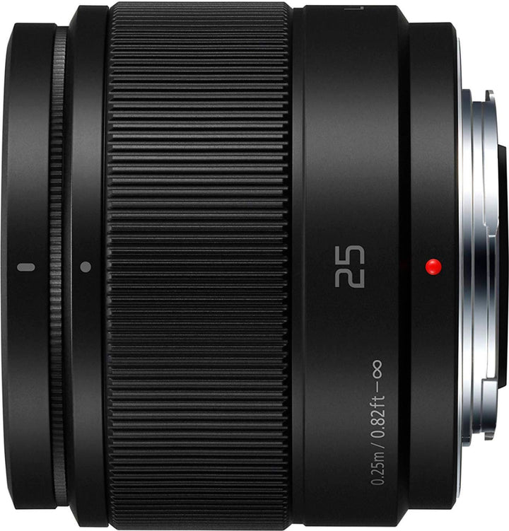 Panasonic - LUMIX G 25mm f/1.7 ASPH. Lens for Mirrorless Micro Four Thirds Compatible Cameras, H-H025-K - Black_3