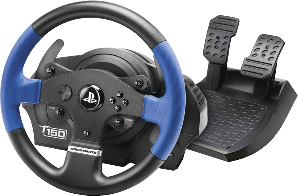 Thrustmaster - T150 RS Racing Wheel for PlayStation 4 and PC; Works with PS5 games - Black_1