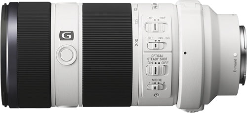 Sony - 70-200mm f/4 G E-Mount Telephoto Zoom Lens - White_0