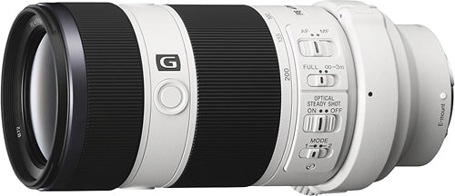 Sony - 70-200mm f/4 G E-Mount Telephoto Zoom Lens - White_1
