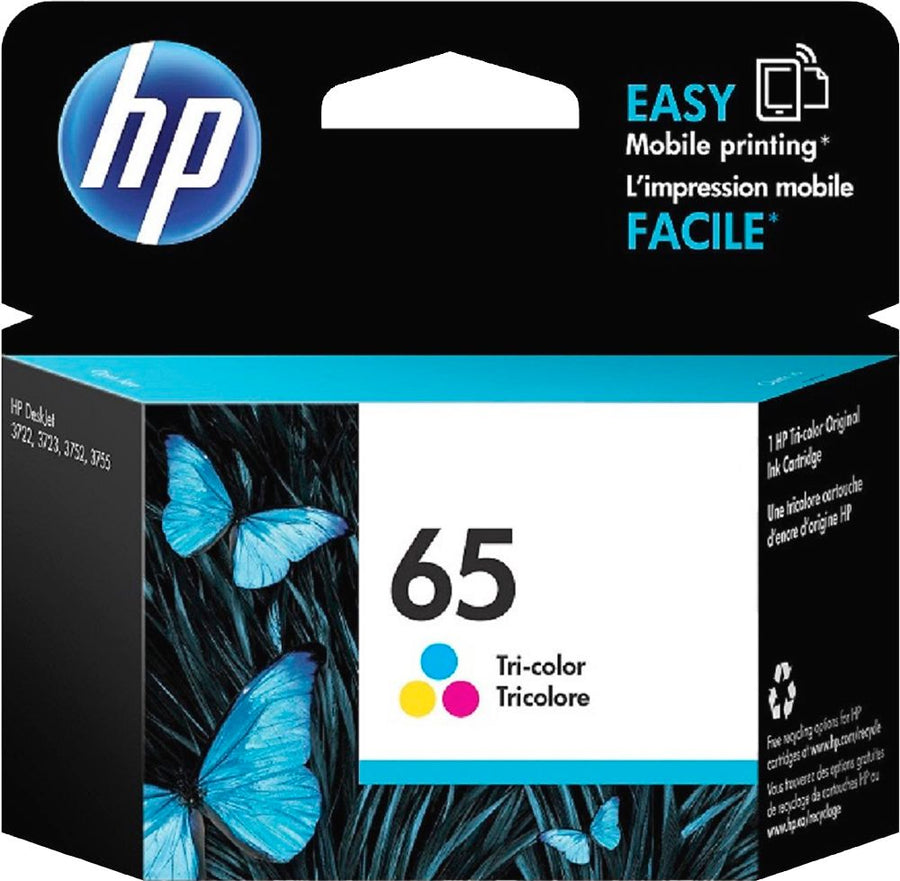 HP - 65 Standard Capacity Ink Cartridge - Tri-Color_0
