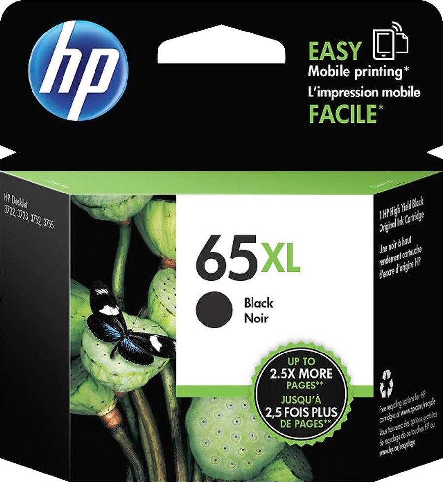 HP - 65XL High-Yield Ink Cartridge - Black_0