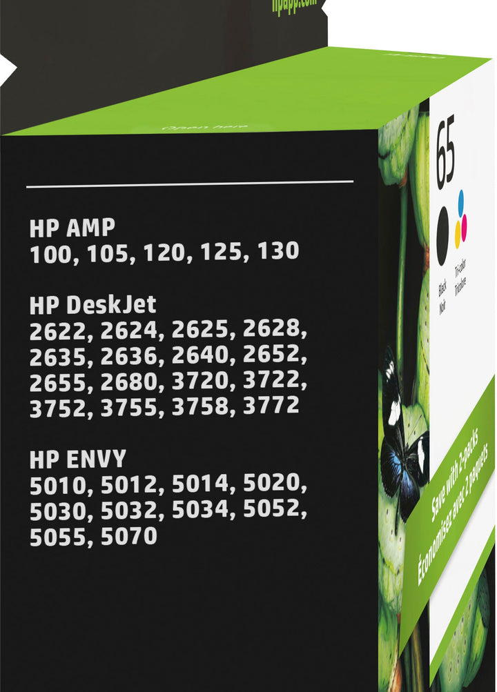 HP - 65 2-pack Standard Capacity Ink Cartridges - Black & Tri-Color_5