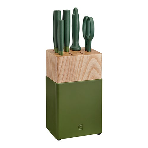 Zwilling Now S 6pc Knife Block Set Green_0