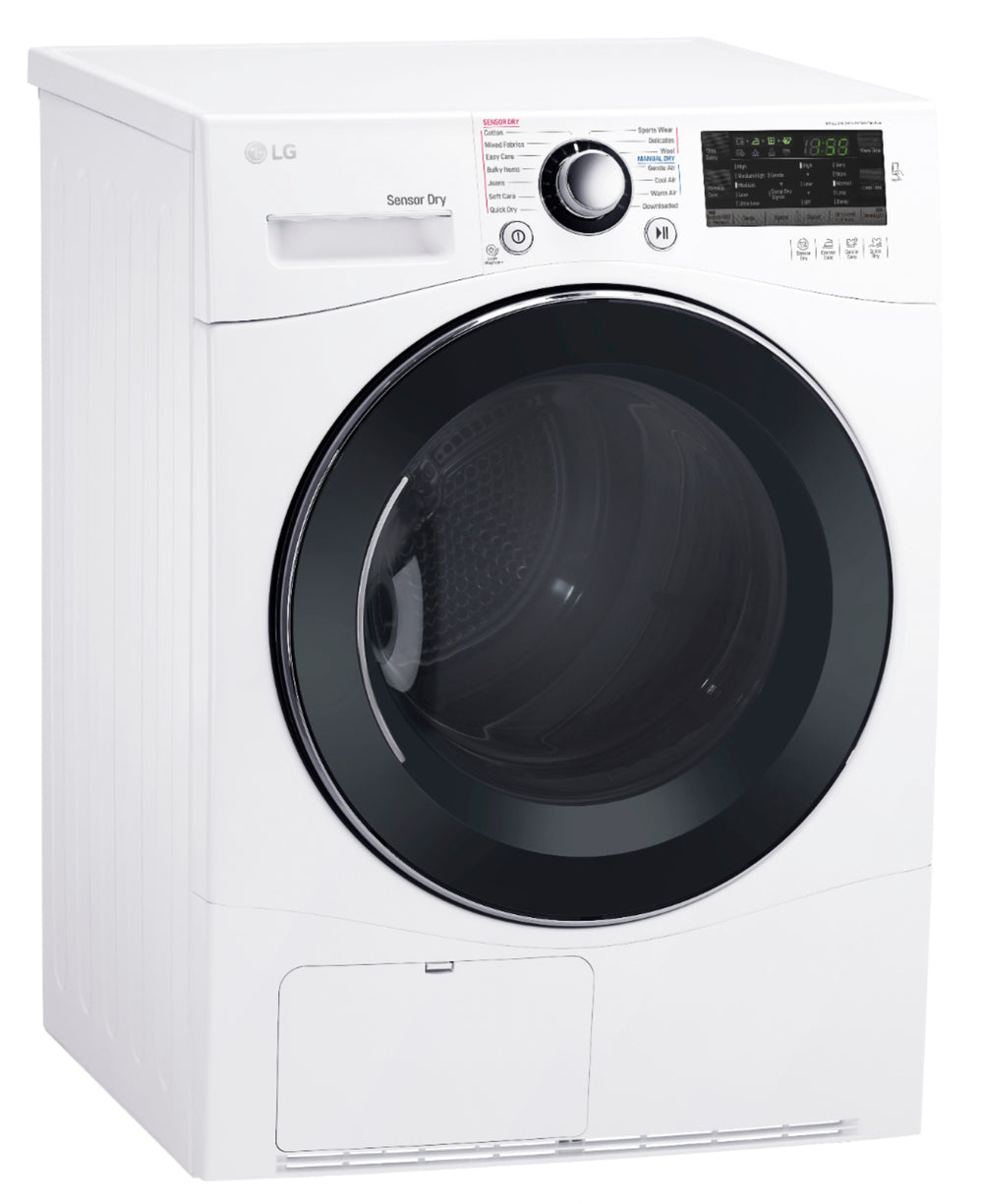 LG - 4.2 Cu. Ft. Electric Dryer with Sensor Dry - White_1