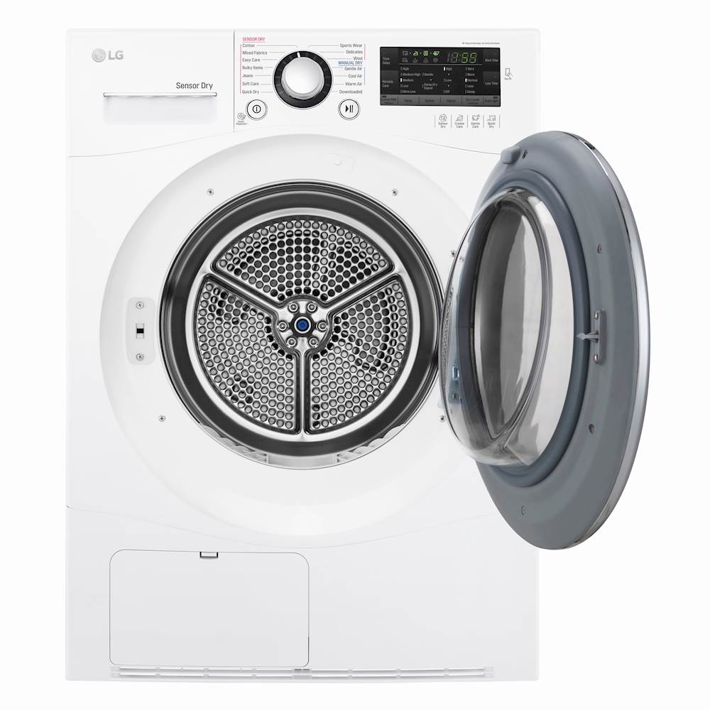 LG - 4.2 Cu. Ft. Electric Dryer with Sensor Dry - White_7