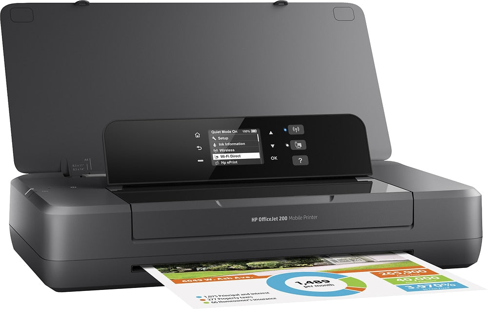 HP - OfficeJet 200 Mobile Inkjet Printer - Black_1