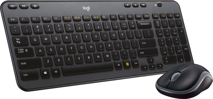 Logitech - MK360 Full-size Wireless Scissor Keyboard and Mouse - Black_0