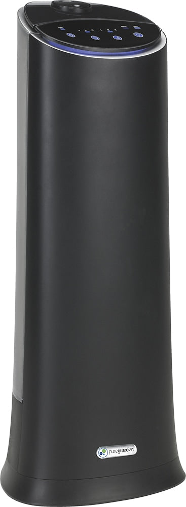 PureGuardian - 1.5 Gal. Ultrasonic Cool Mist Humidifier - Onyx black_1