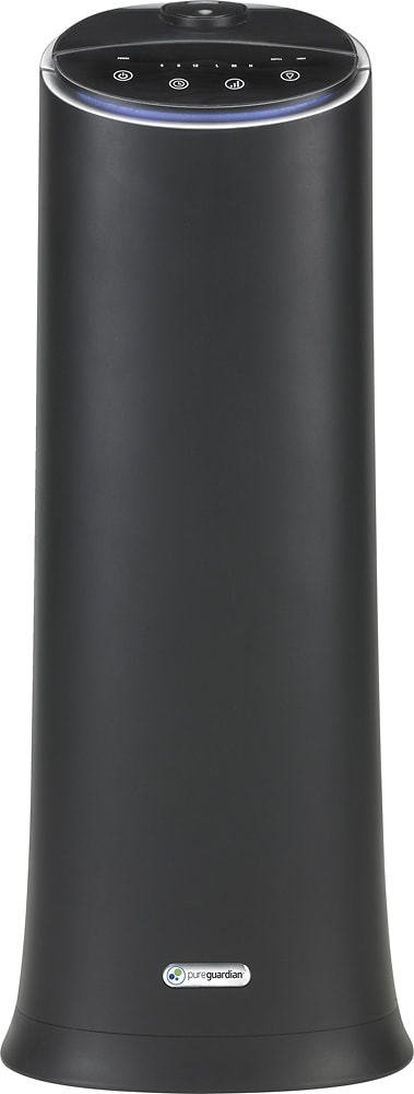 PureGuardian - 1.5 Gal. Ultrasonic Cool Mist Humidifier - Onyx black_0