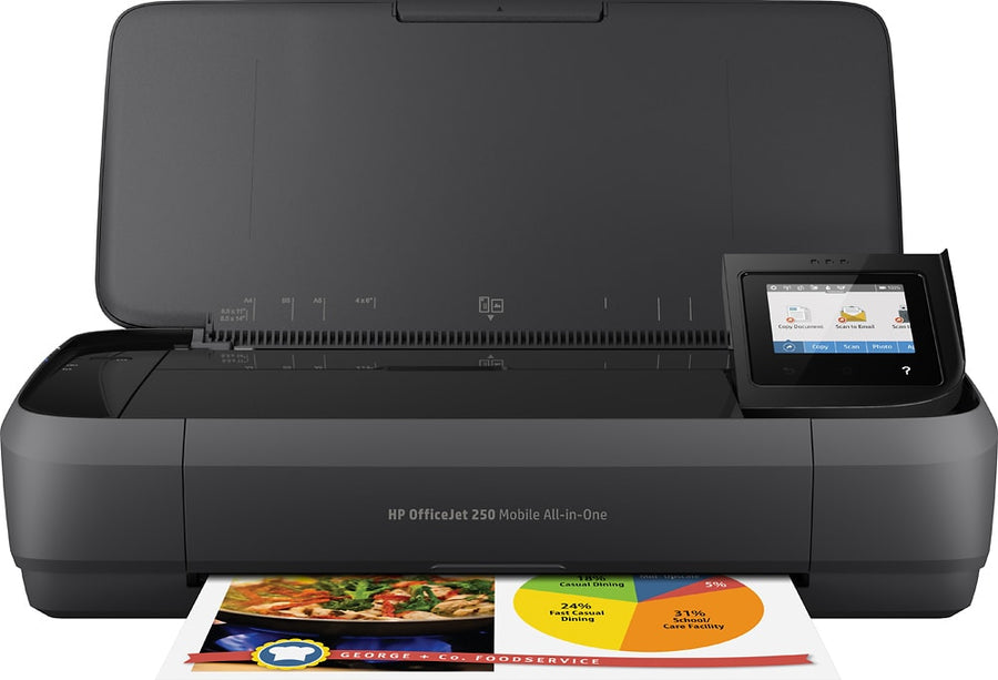 HP - OfficeJet 250 Mobile Wireless All-In-One Inkjet Printer - Black_0