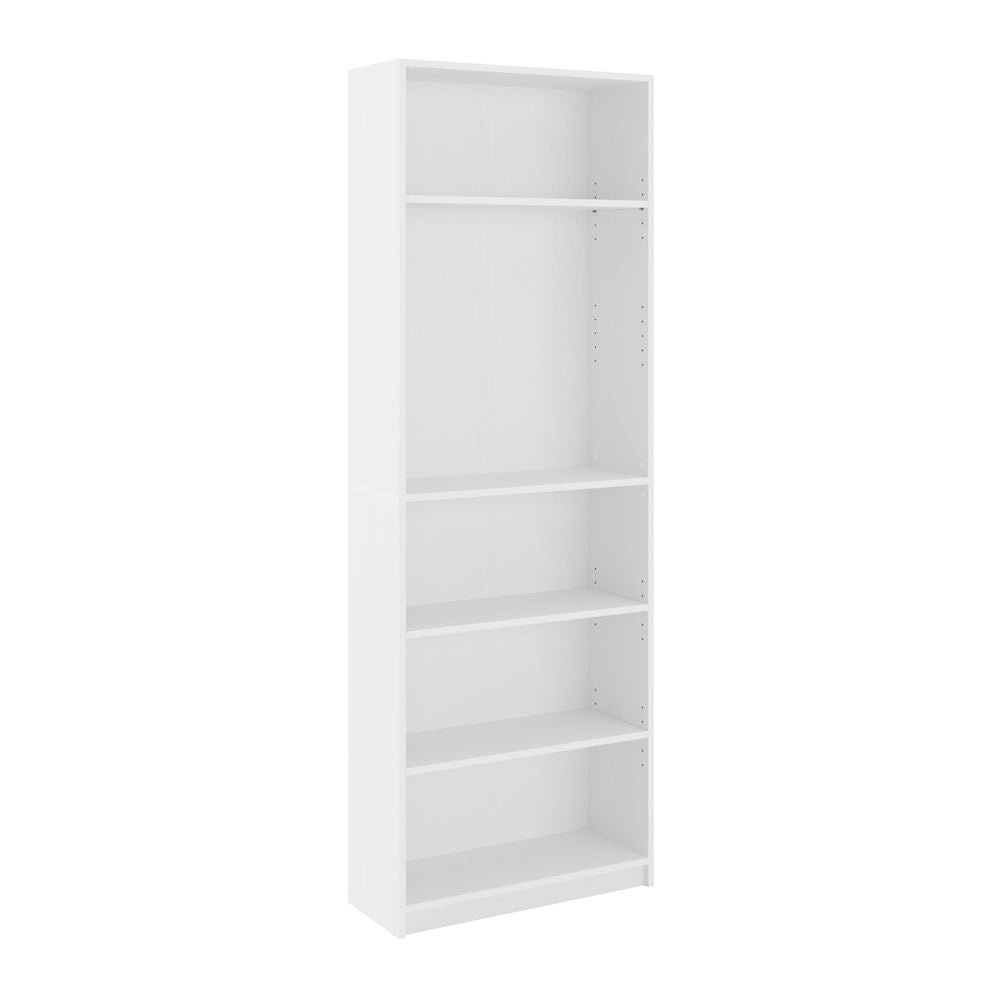 CorLiving - Teo 5-Tier Bookshelf in - White_1