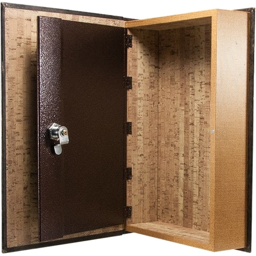 Barska - Antique Book Lock Box with Key Lock_2