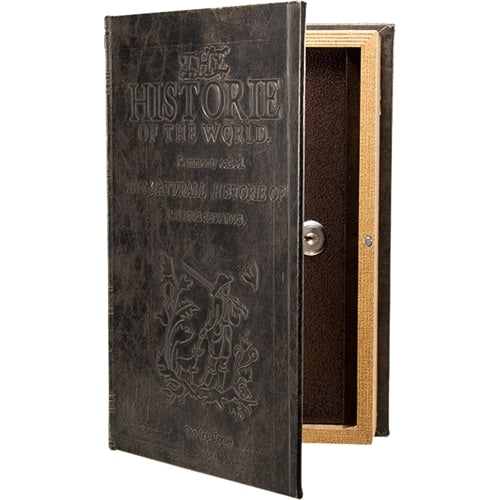 Barska - Antique Book Lock Box with Key Lock_0