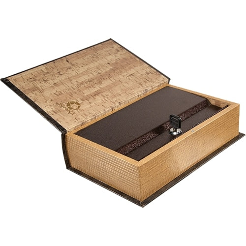 Barska - Antique Book Lock Box with Key Lock_1