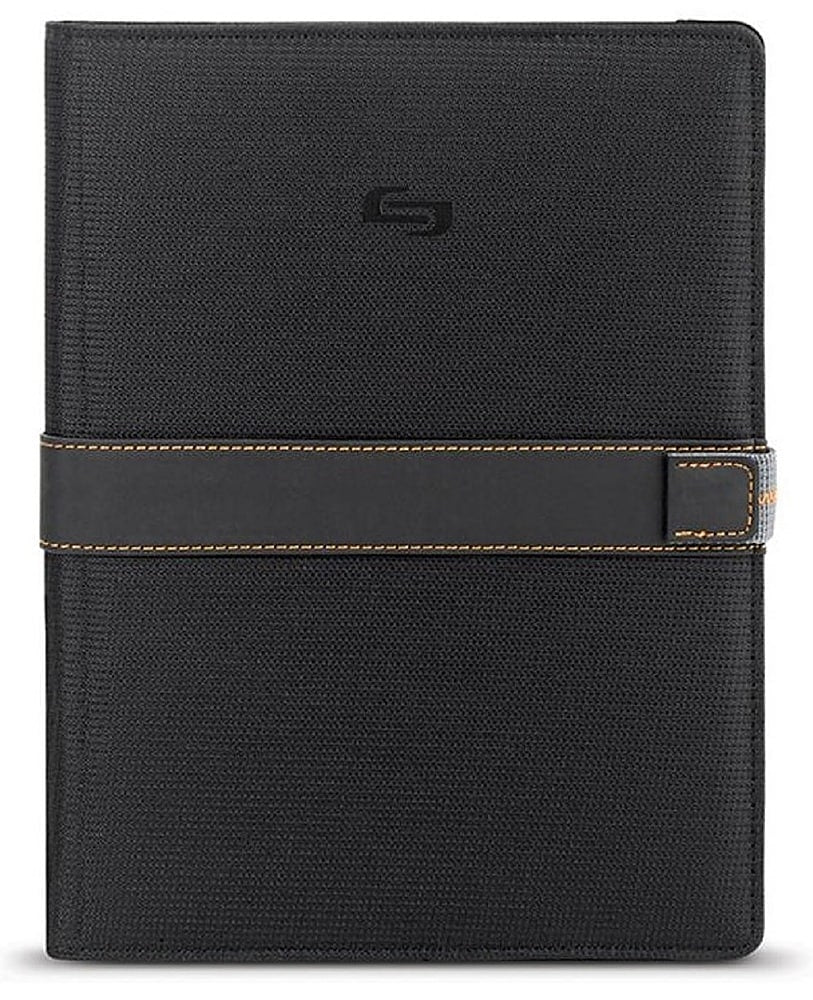Solo - Exclusives Collection Case for Apple iPad (3rd gen.), iPad 1, 2 and other models - Black/orange_0