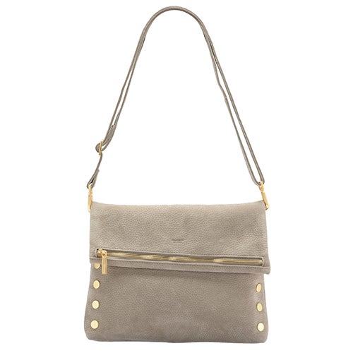 VIP Large Clutch Gray Natural/Brushed Gold_0