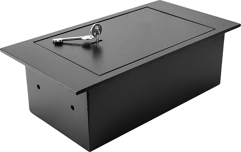 Barska - Floor Safe With Key Lock 0.22 Cubic Ft AX12656 - Black_1