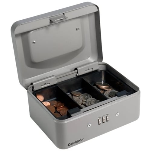 Barska - Cash Box with Combination Lock - Black_1