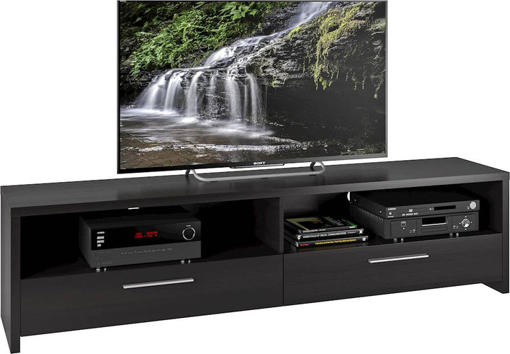 CorLiving Fernbrook TV Stand, for TVs up to 95" - Black Faux Wood Grain_4