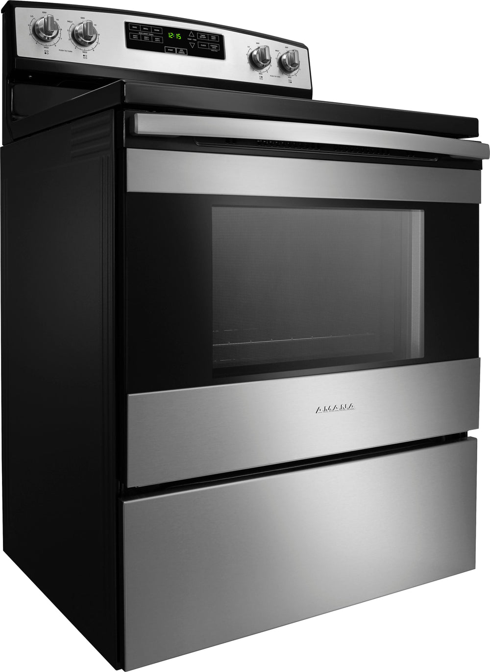 Amana - 4.8 Cu. Ft. Freestanding Electric Range - Stainless steel_1