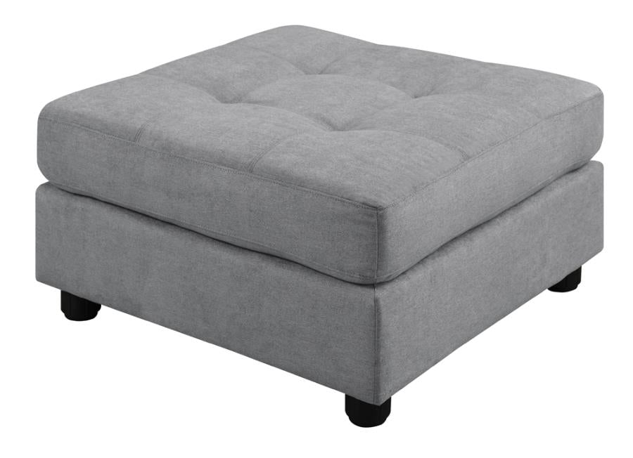 7-piece Upholstered Modular Tufted Sectional Dove_2