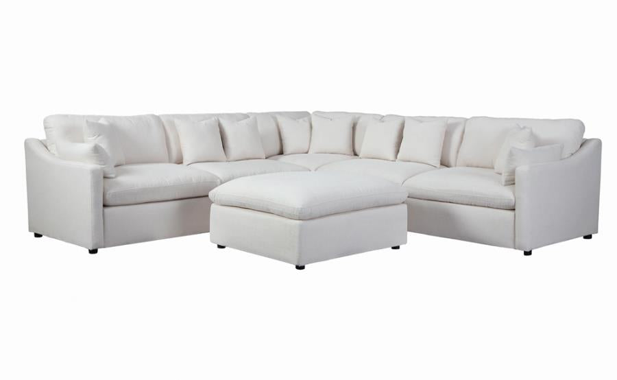 Hobson Cushion Seat Ottoman Off-White_4