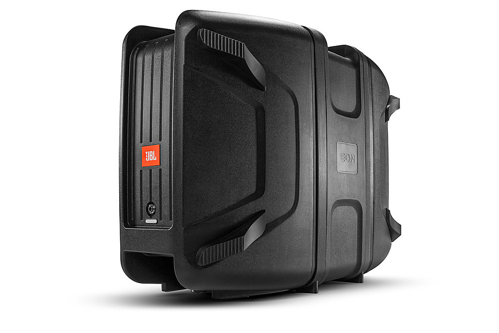 JBL - EON208P 8" 2 way PA System with Integrated 8 Channel Mixer and Microphone - Black_1