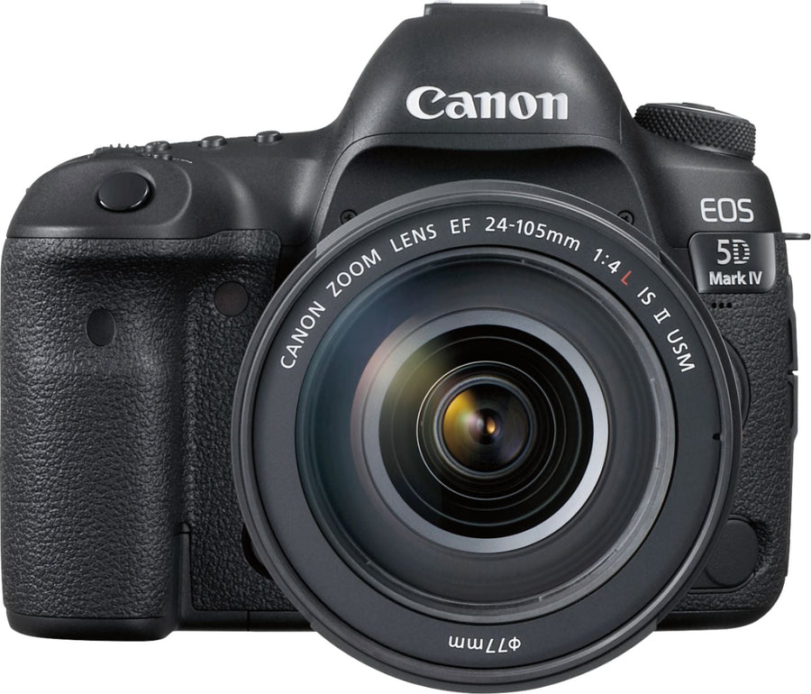Canon - EOS 5D Mark IV DSLR Camera with 24-105mm f/4L IS II USM Lens - Black_0