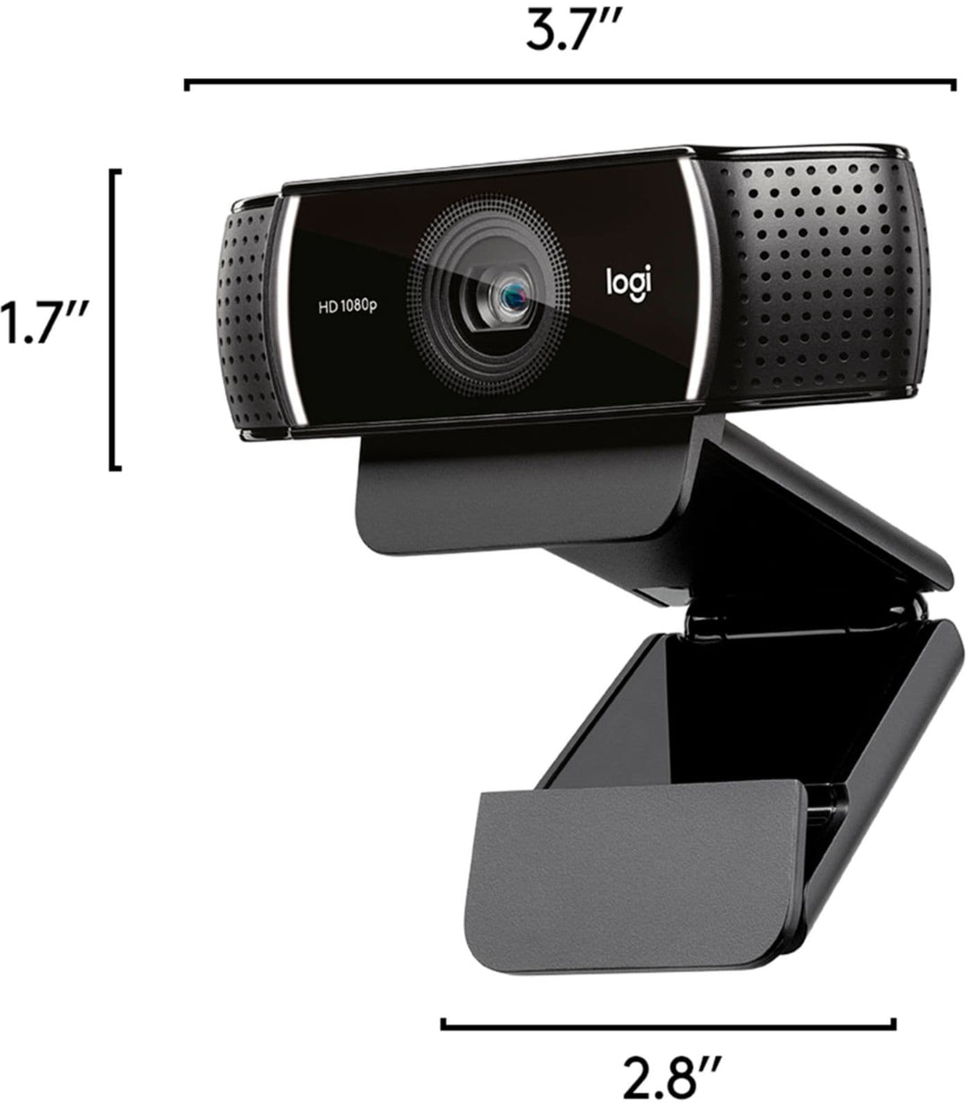 Logitech - C922 Pro Stream 1080 Webcam for HD Video Streaming - Black_8