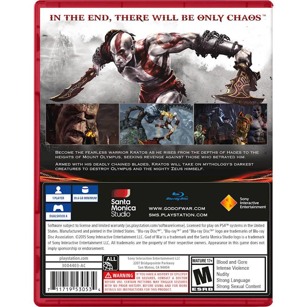 God of War III Remastered Standard Edition - PlayStation 4_3