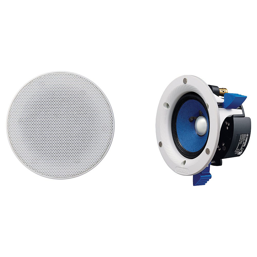 Yamaha - 4" In-Ceiling Speakers (Pair) - White_1