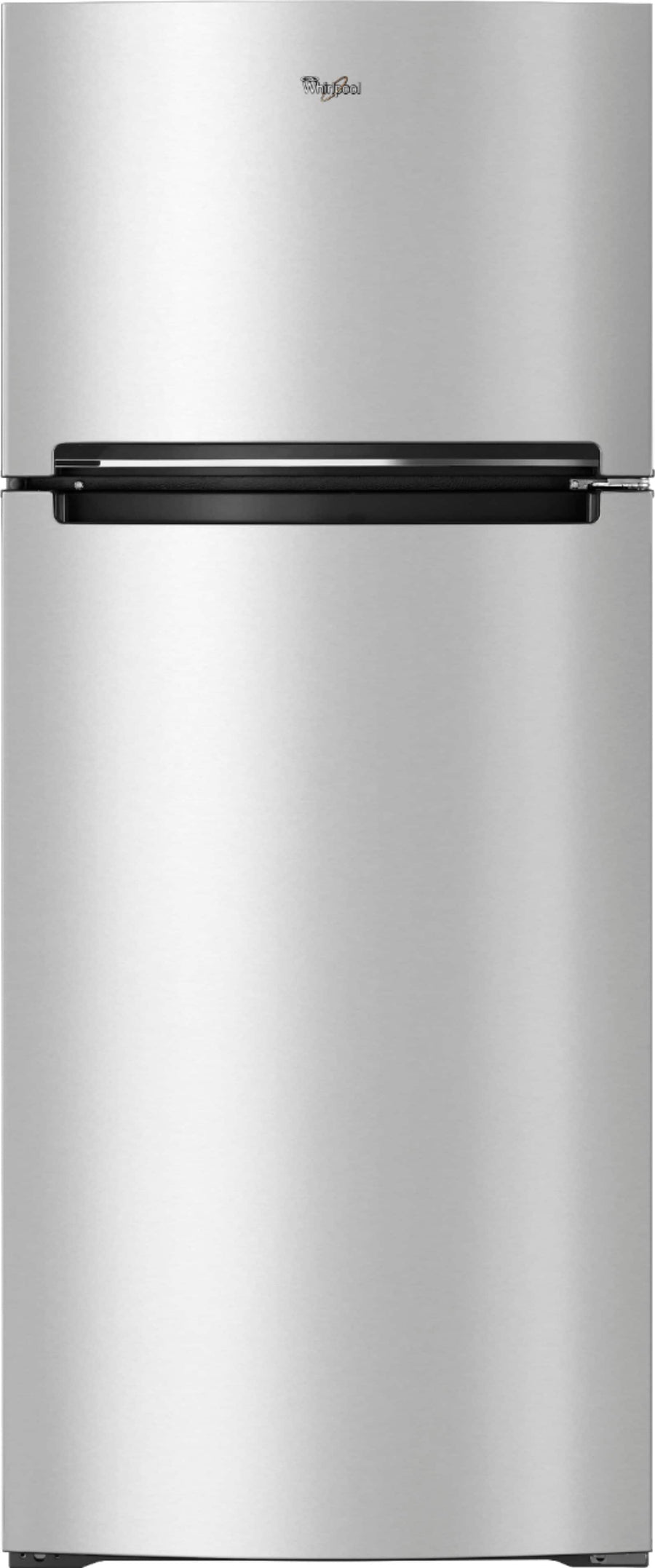 Whirlpool - 17.7 Cu. Ft. Top-Freezer Refrigerator - Monochromatic stainless steel_0