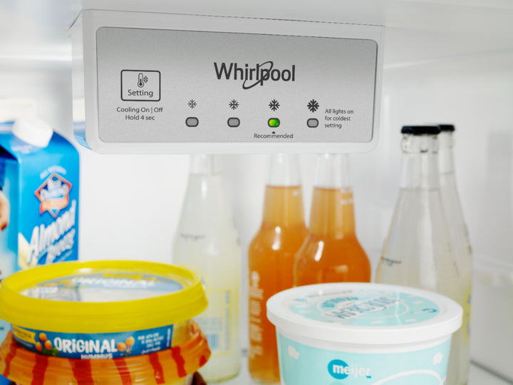 Whirlpool - 17.7 Cu. Ft. Top-Freezer Refrigerator - Monochromatic stainless steel_4