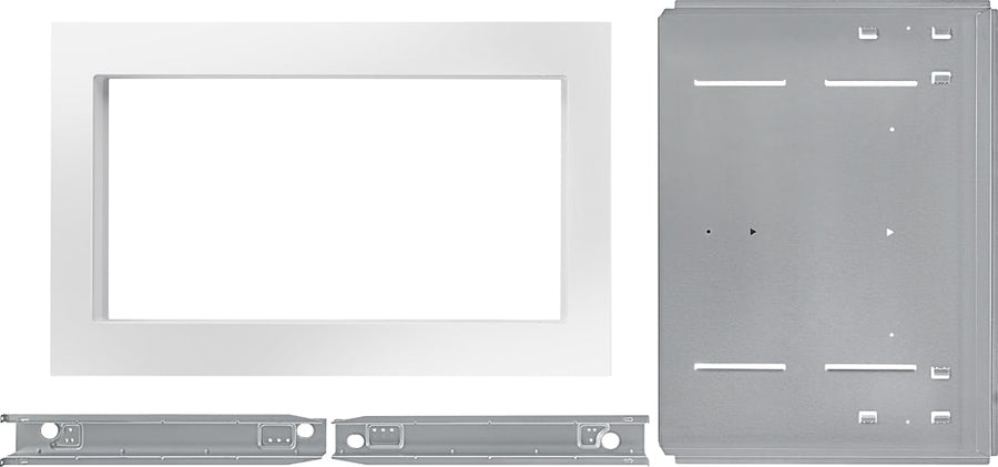 30" Trim Kit for KitchenAid KCMS2255B Microwave - White_0